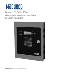 Thumbnail of document Manual - DVP-120 Detection Ventilation Control Panels